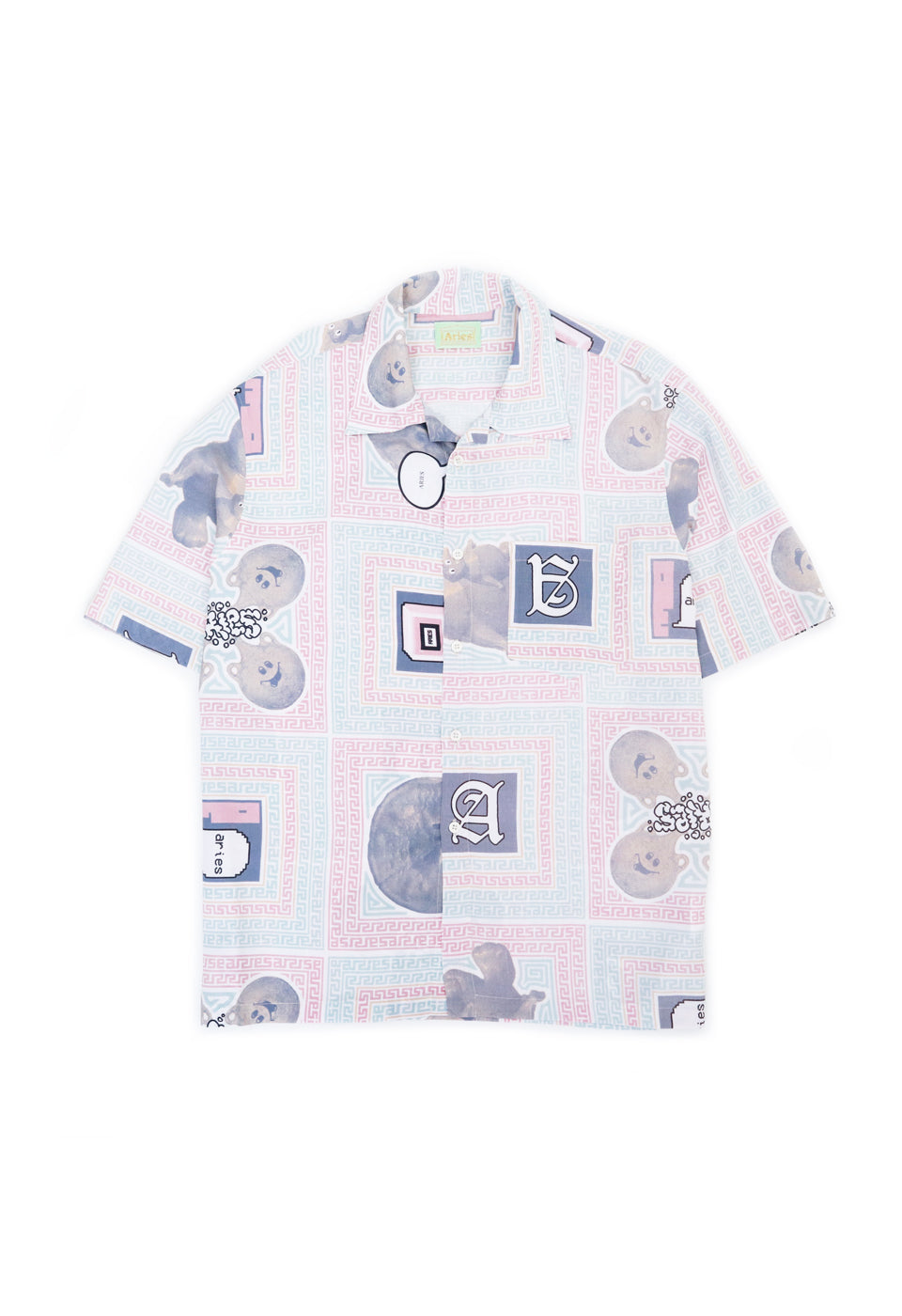 SCARF PRINT HAWAIIAN SHIRT