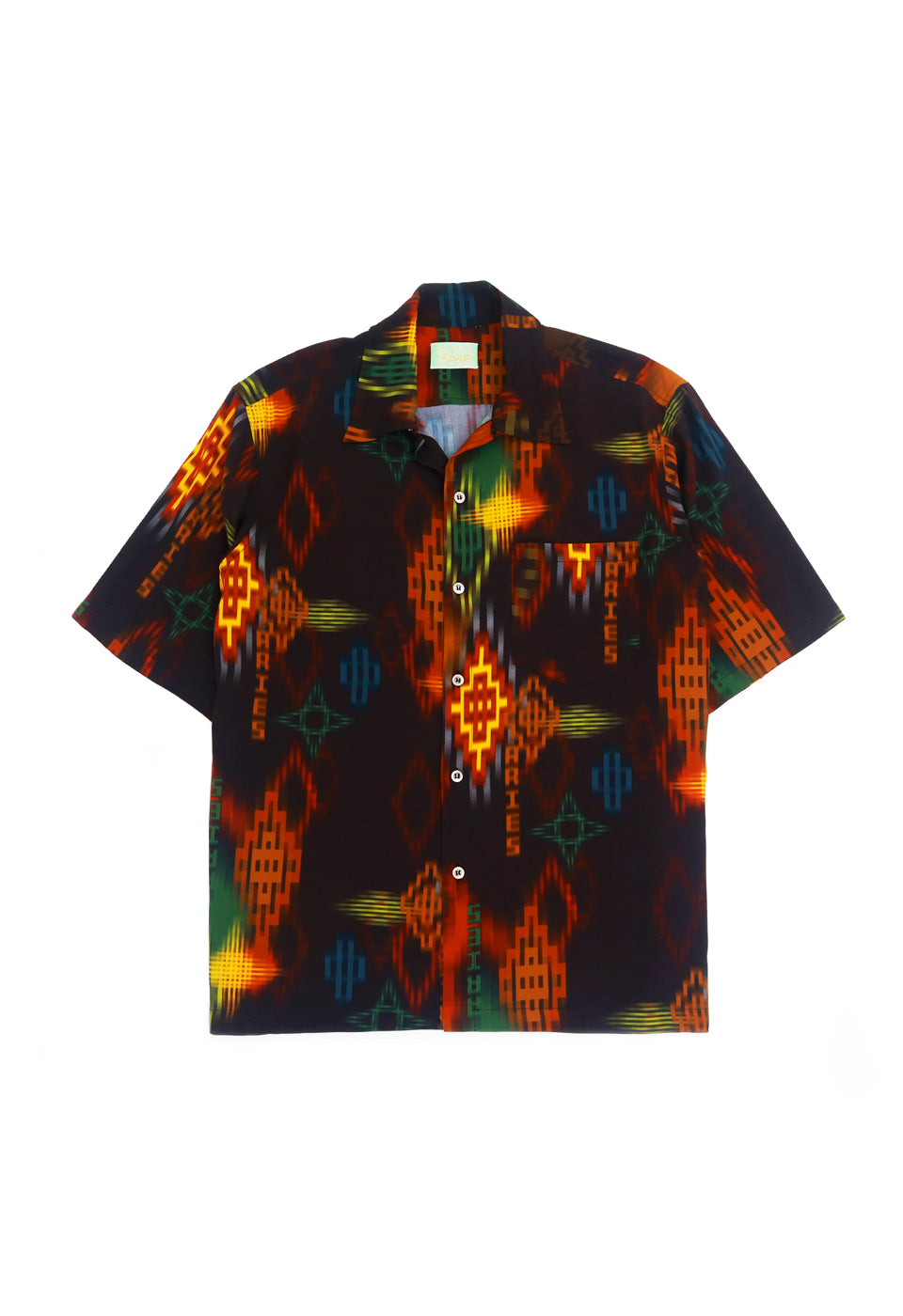 IKAT PRINT HAWAIIAN SHIRT